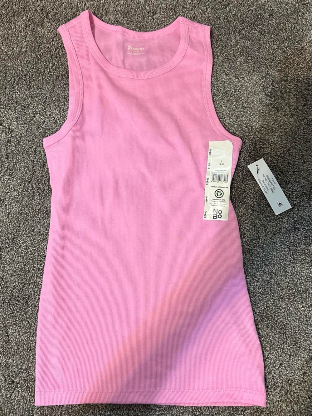 Target Pink Ribbed Tank Top